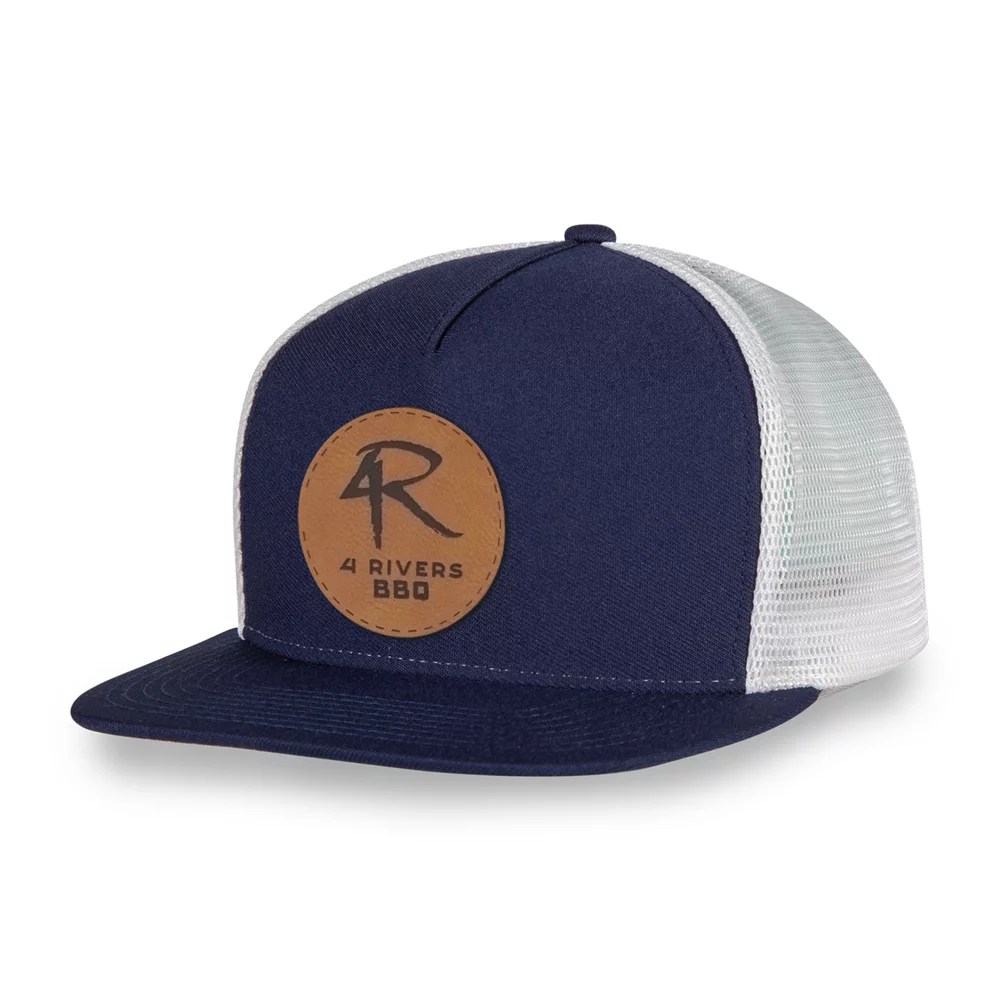 Merrimack Hat Co.™ Knox Trucker - Marine-Blanc