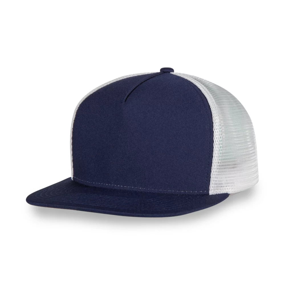Merrimack Hat Co.™ Knox Trucker - Marine-Blanc