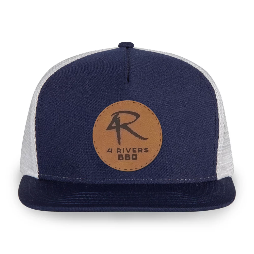 Merrimack Hat Co.™ Knox Trucker - Marine-Blanc
