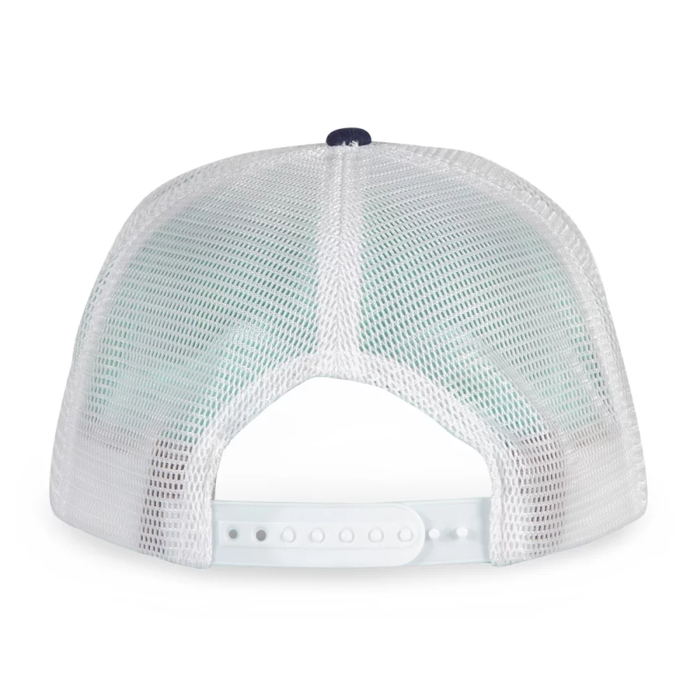 Merrimack Hat Co.™ Knox Trucker - Marine-Blanc