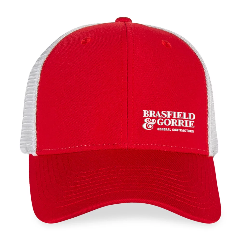 Merrimack Hat Co.™ Casey Trucker - Rouge-Blanc