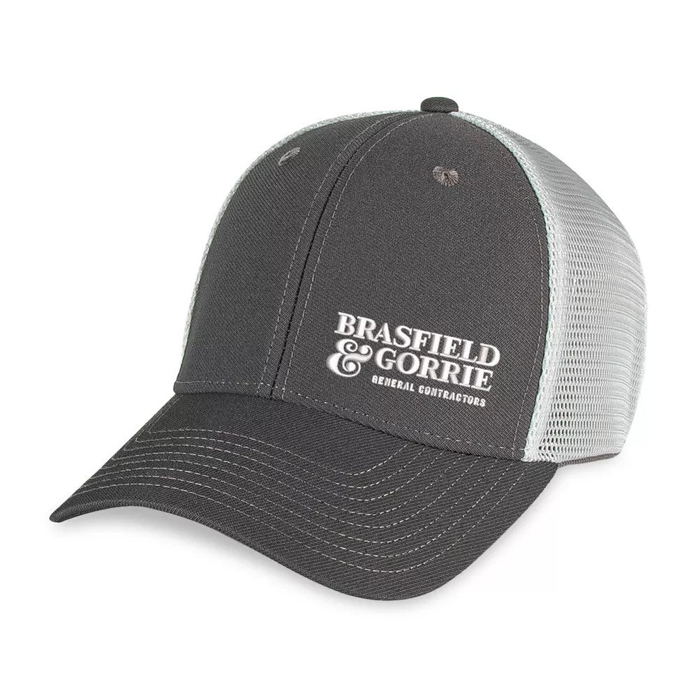 Merrimack Hat Co.™ Casquette Casey Trucker - Gris-Blanc