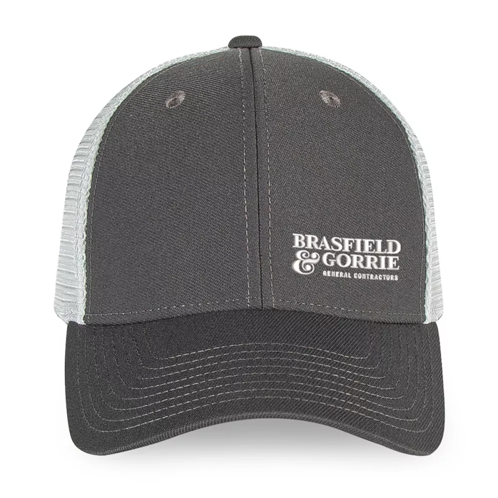 Merrimack Hat Co.™ Casquette Casey Trucker - Gris-Blanc