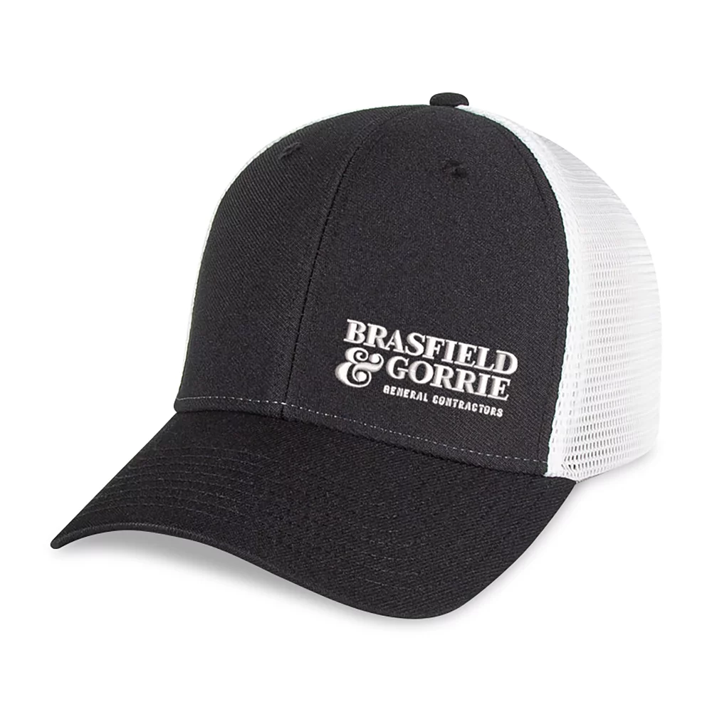 Merrimack Hat Co.™ Casey Trucker - Noir-Blanc