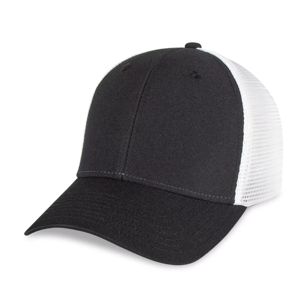 Merrimack Hat Co.™ Casey Trucker - Noir-Blanc