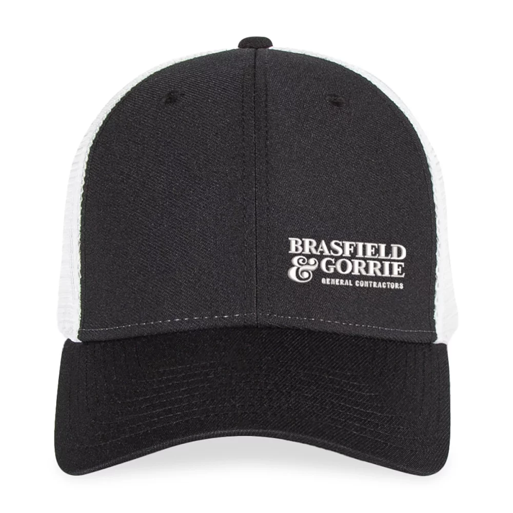 Merrimack Hat Co.™ Casey Trucker - Noir-Blanc