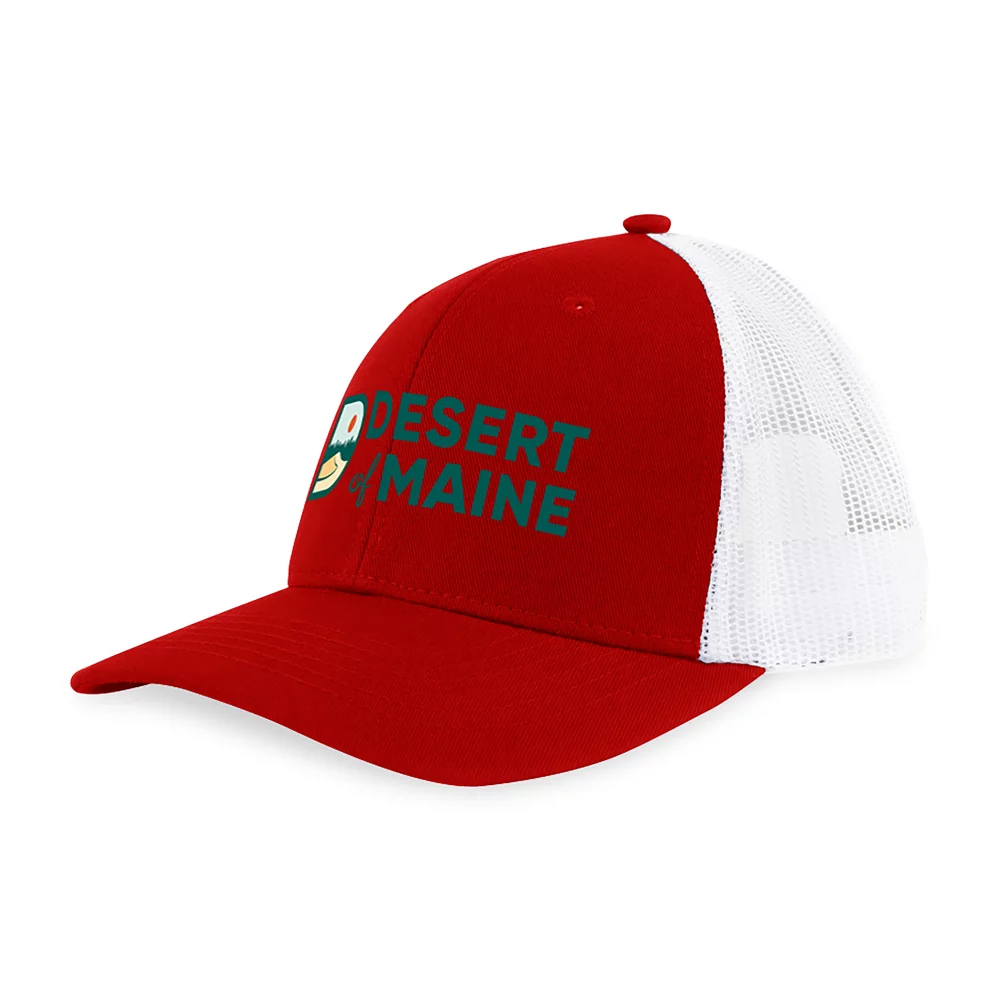 Merrimack Hat Co.™ Colt Trucker - Écarlate-Blanc