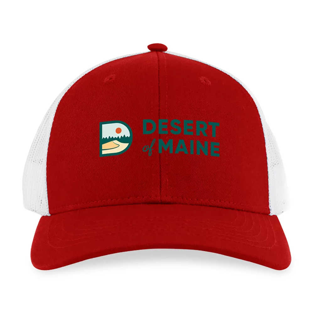 Merrimack Hat Co.™ Colt Trucker - Écarlate-Blanc