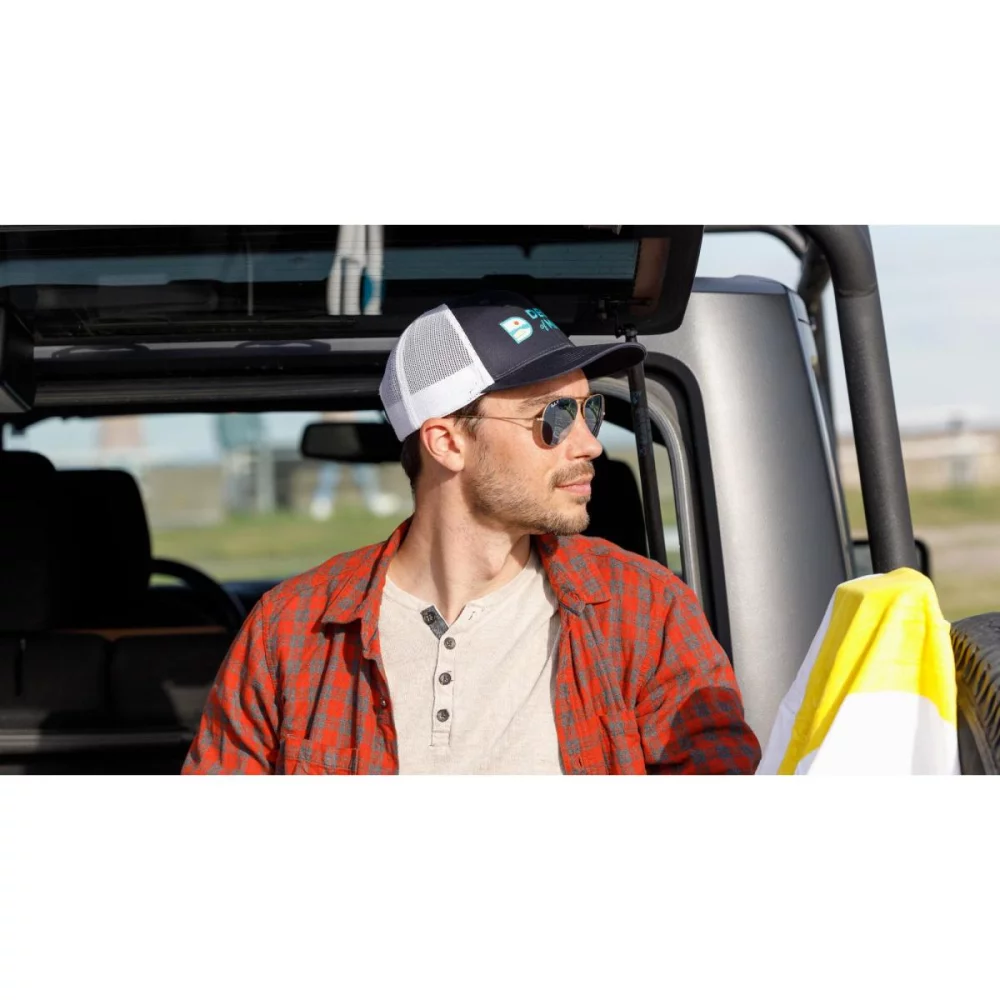 Merrimack Hat Co.™ Colt Trucker - Marine-Blanc