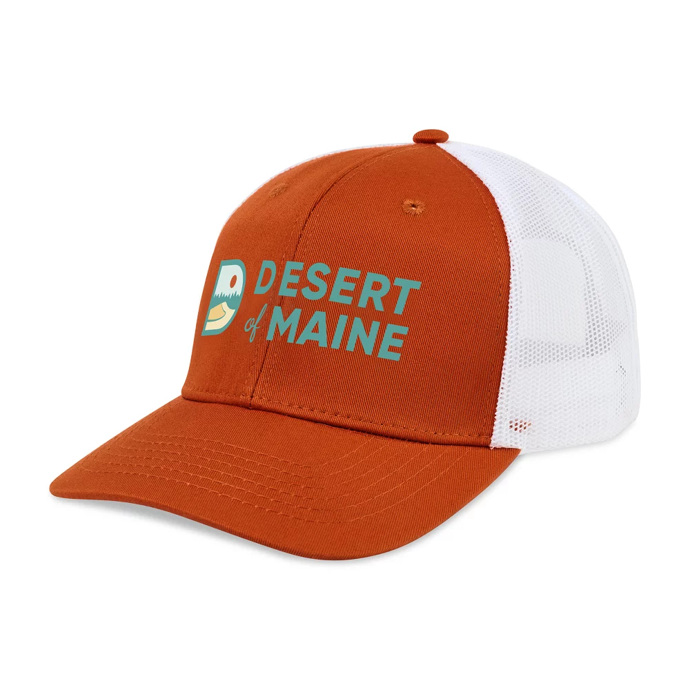 Merrimack Hat Co.™ Colt Trucker - Orange-Blanc