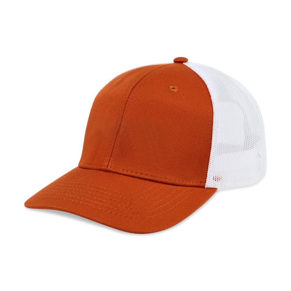 Merrimack Hat Co.™ Colt Trucker - Orange-Blanc