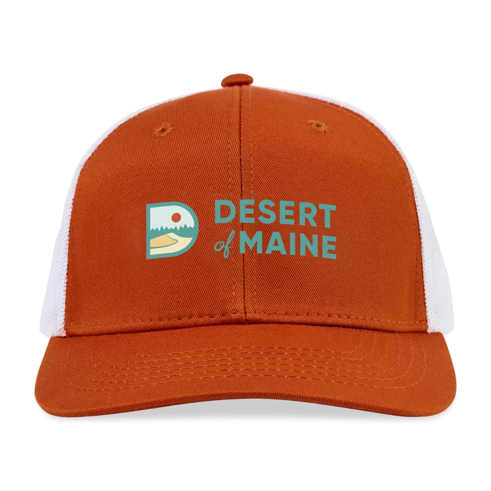 Merrimack Hat Co.™ Colt Trucker - Orange-Blanc