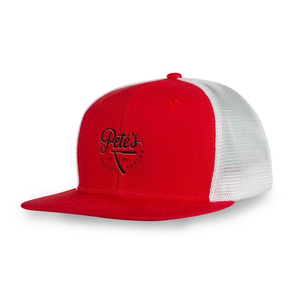 Merrimack Hat Co.™ Axel Trucker - Rouge-Blanc