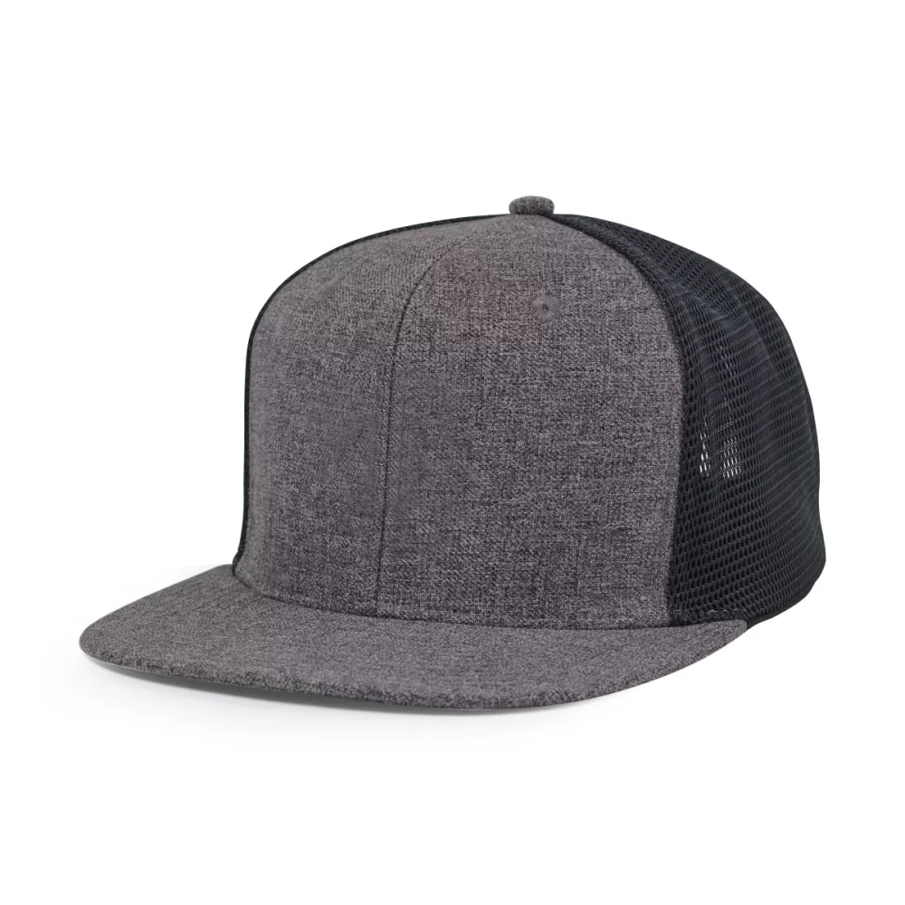 Merrimack Hat Co.™ Axel Trucker - Gris chiné-noir