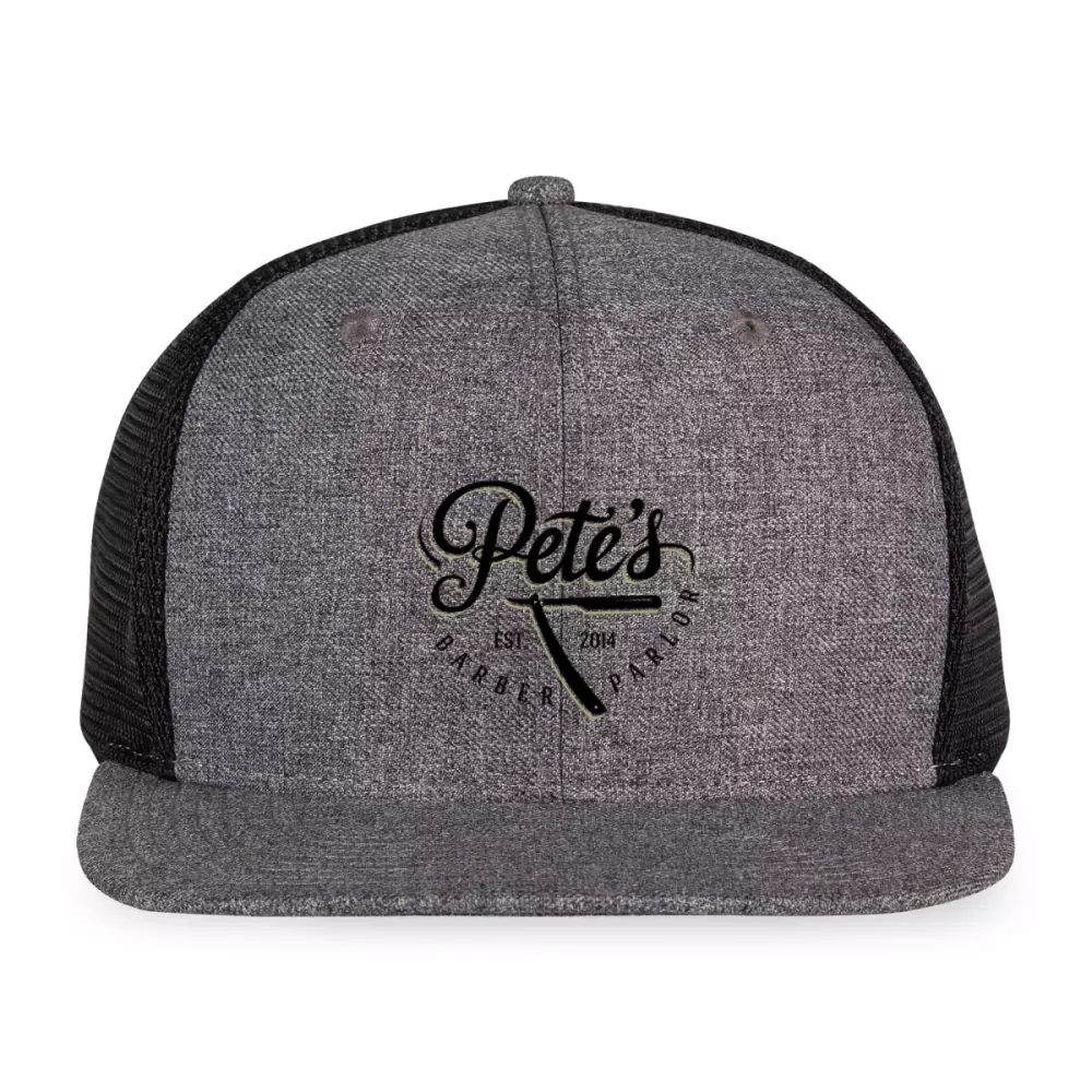 Merrimack Hat Co.™ Axel Trucker - Gris chiné-noir