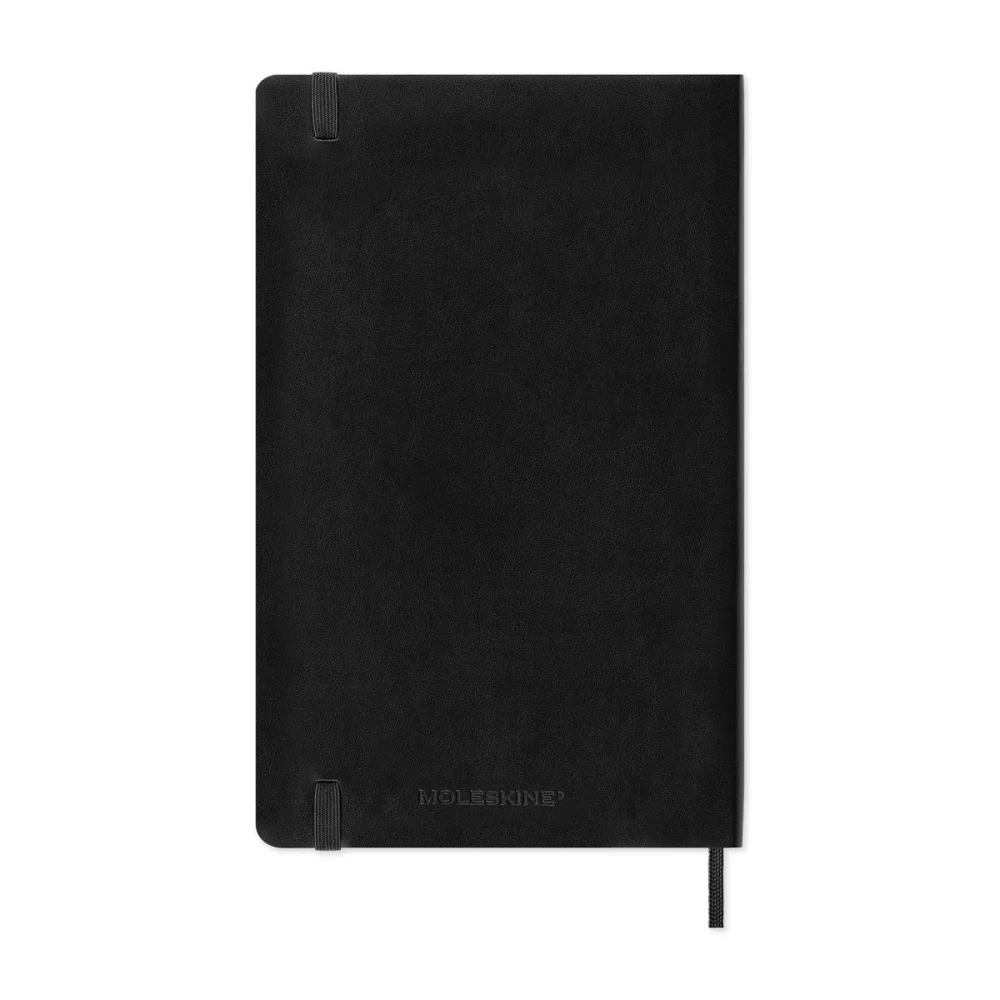 Moleskine® Soft Cover Large 18 Month Weekly 2024-2025 Planner - Black