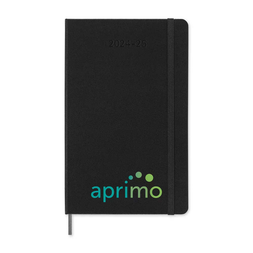 Moleskine® Hard Cover Large 18 Month Weekly 2024-2025 Planner - Black