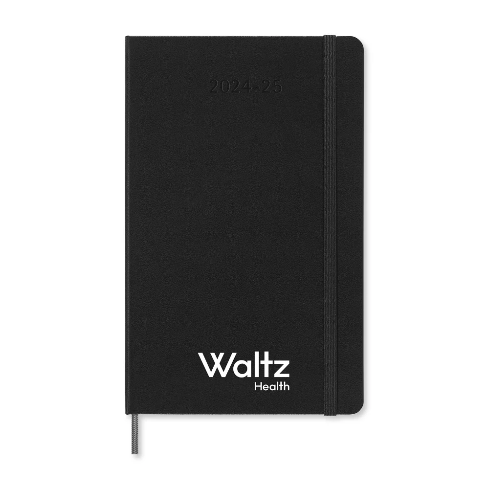 Moleskine® Hard Cover Large 18 Month Daily 2024-2025 Planner - Black