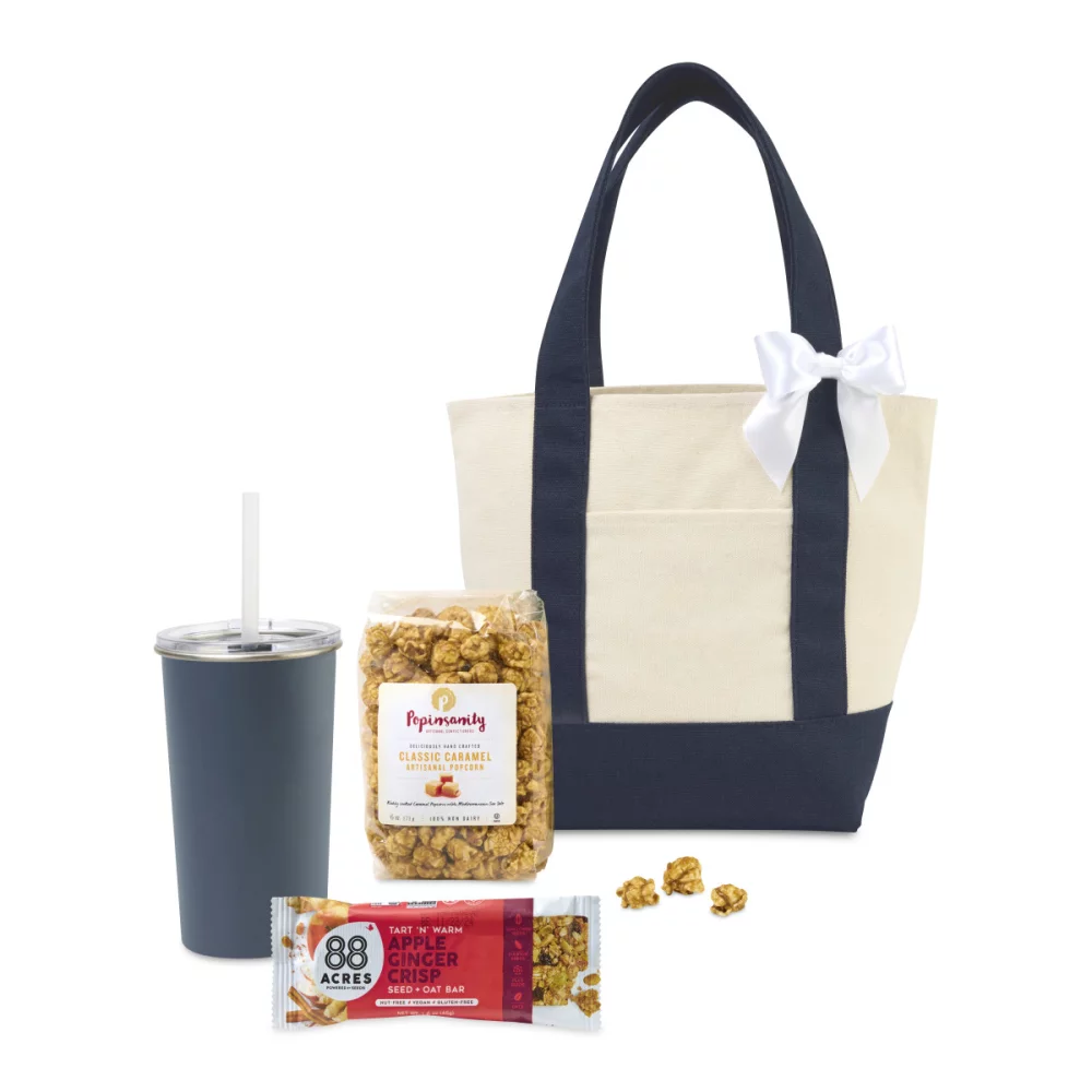 You're Tote-ally Awesome Gift Set - True Navy