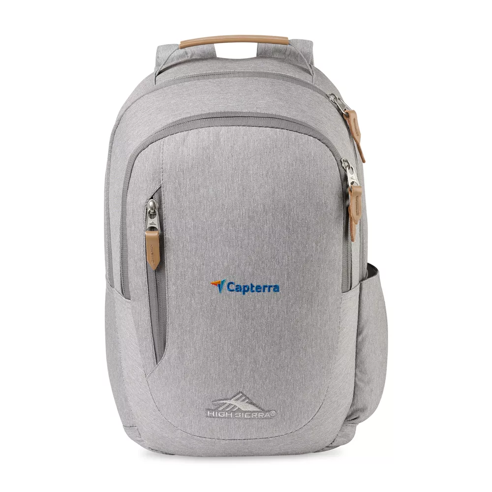 Sac à dos pour ordinateur portable High Sierra® Haidan - Gris clair chiné