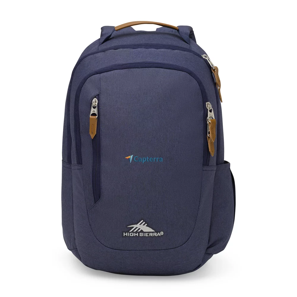 Sac à dos pour ordinateur portable High Sierra® Haidan - Bleu marine chiné
