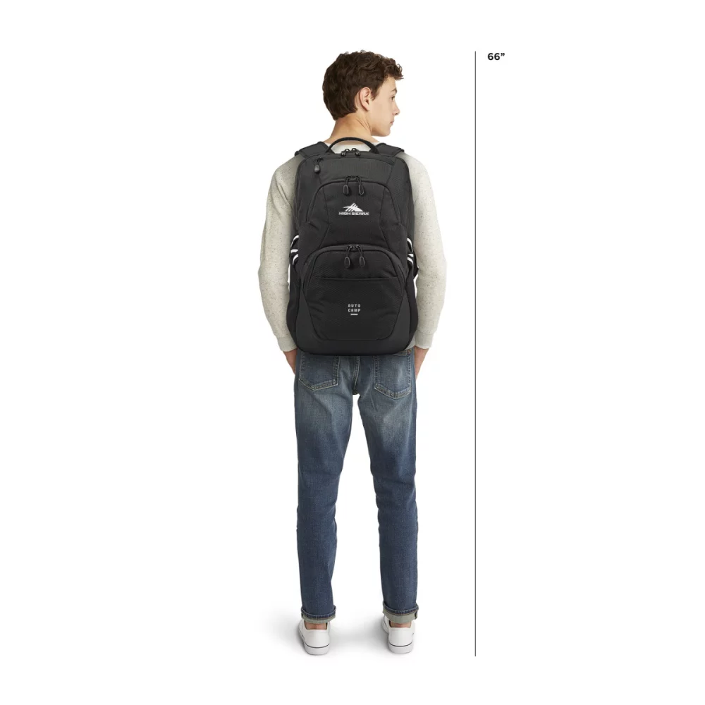 Sac à dos pour ordinateur portable High Sierra® Swoop SG - Noir