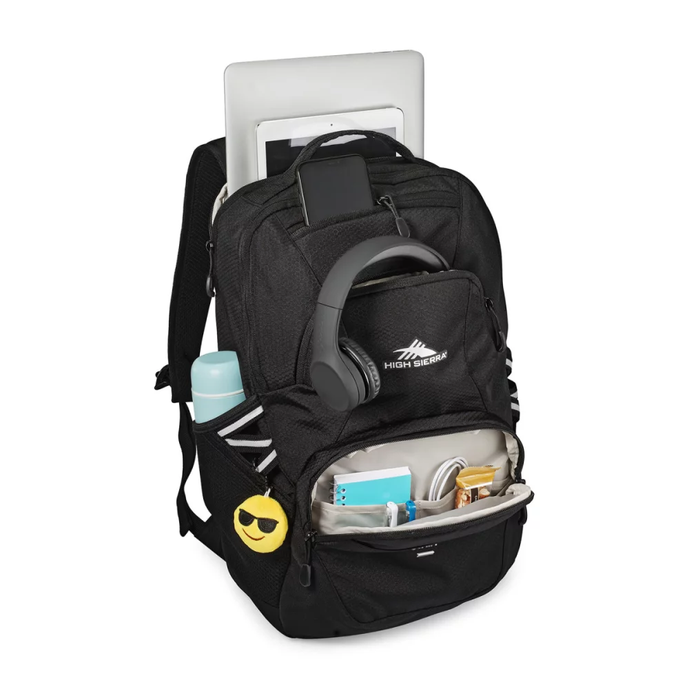 Sac à dos pour ordinateur portable High Sierra® Swoop SG - Noir