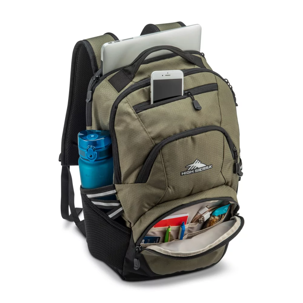 High Sierra® Swoop SG Laptop Backpack - Olive