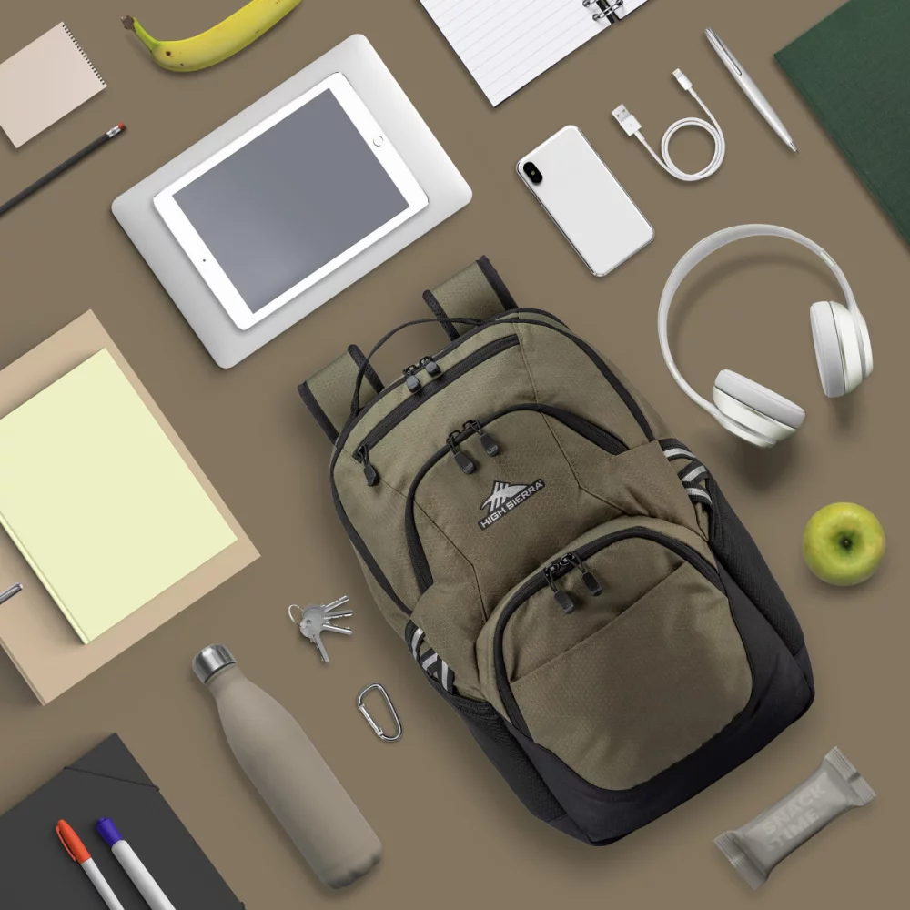 High Sierra® Swoop SG Laptop Backpack - Olive