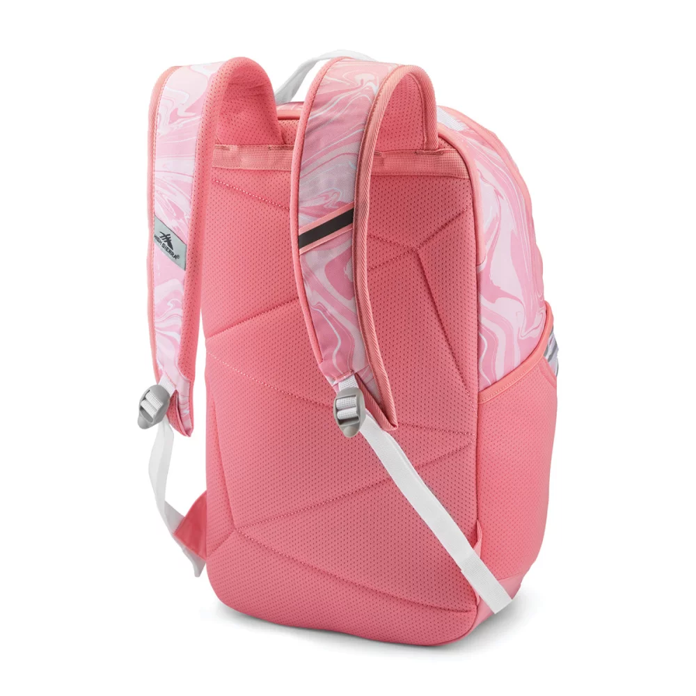 High Sierra® Swoop SG Laptop Backpack - Pink Marble-Bubblegum Pink