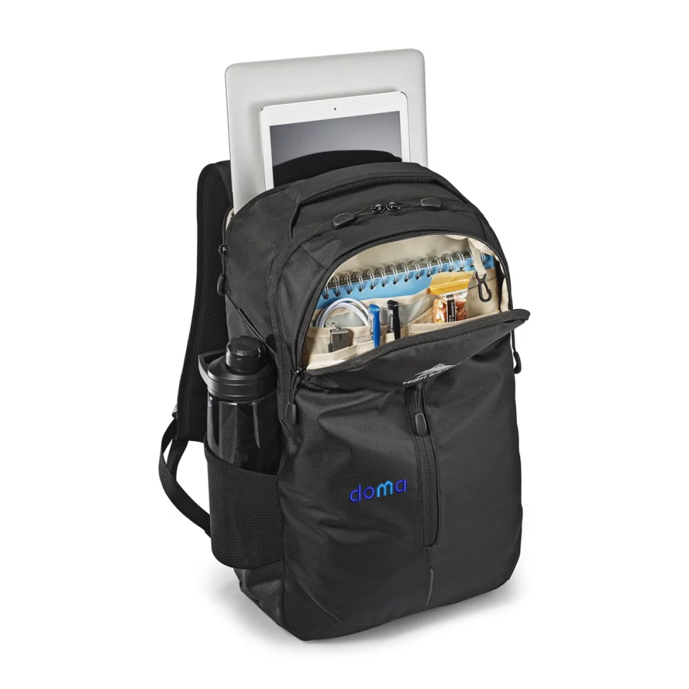 Sac à dos pour ordinateur portable High Sierra® Swerve Pro - Noir