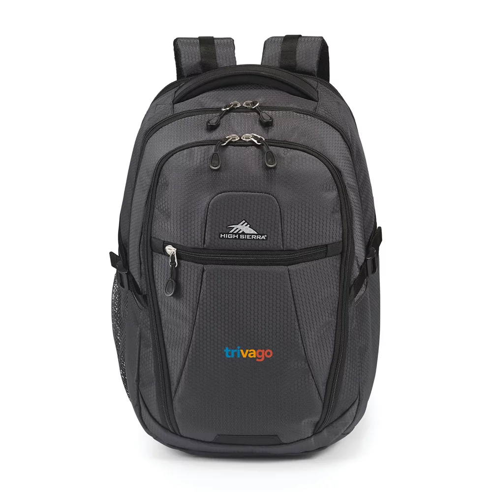 High Sierra® Fairlead Laptop Backpack - Mercury-Black