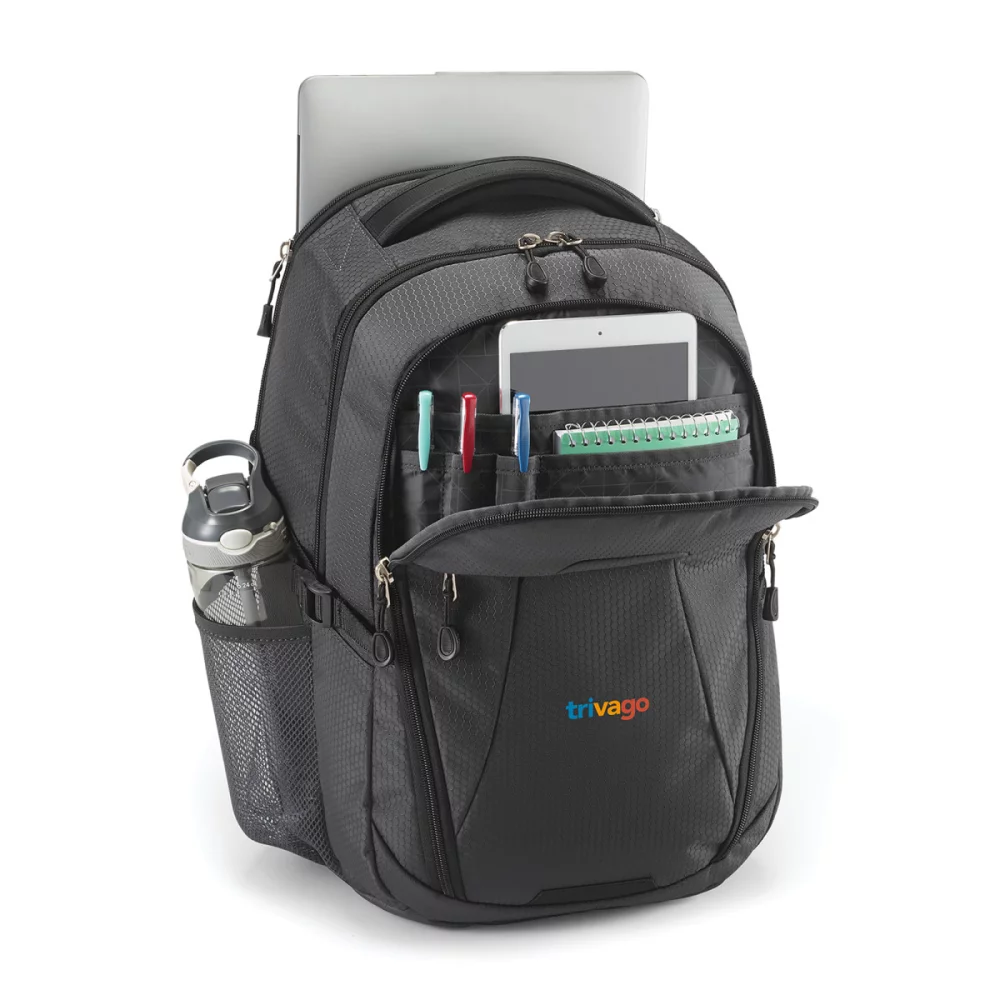 High Sierra® Fairlead Laptop Backpack - Mercury-Black