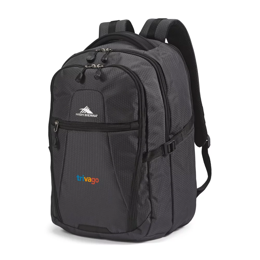 High Sierra® Fairlead Laptop Backpack - Mercury-Black
