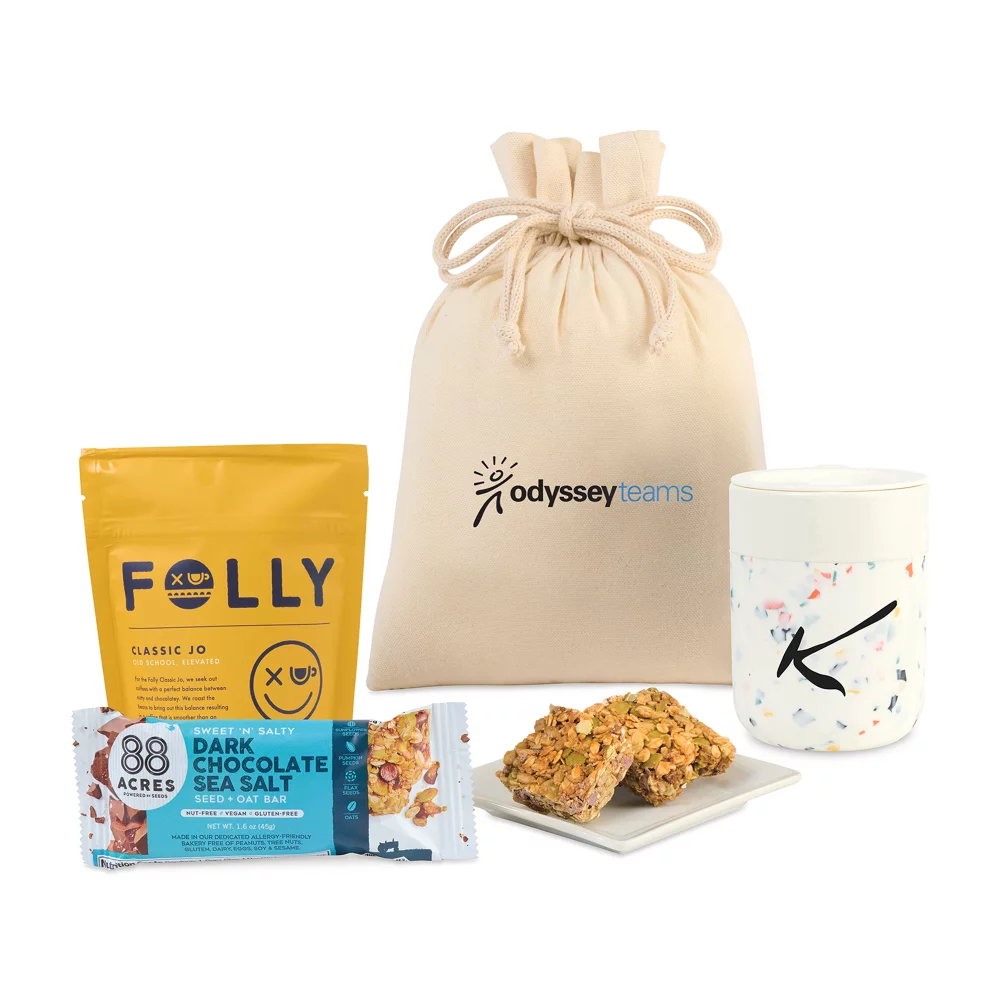 But First...Coffee Gift Set - Cream Terrazzo