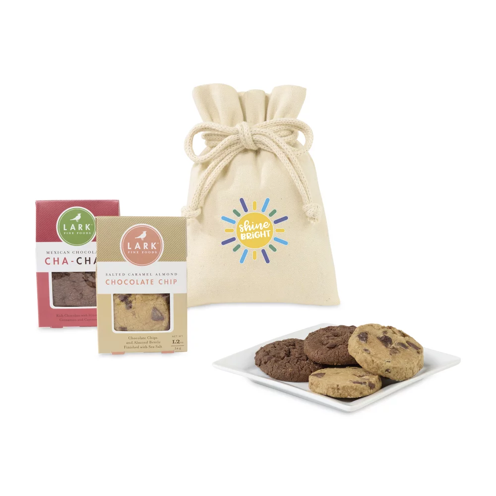 Sac cadeau de biscuits Lark Cookies - Naturel