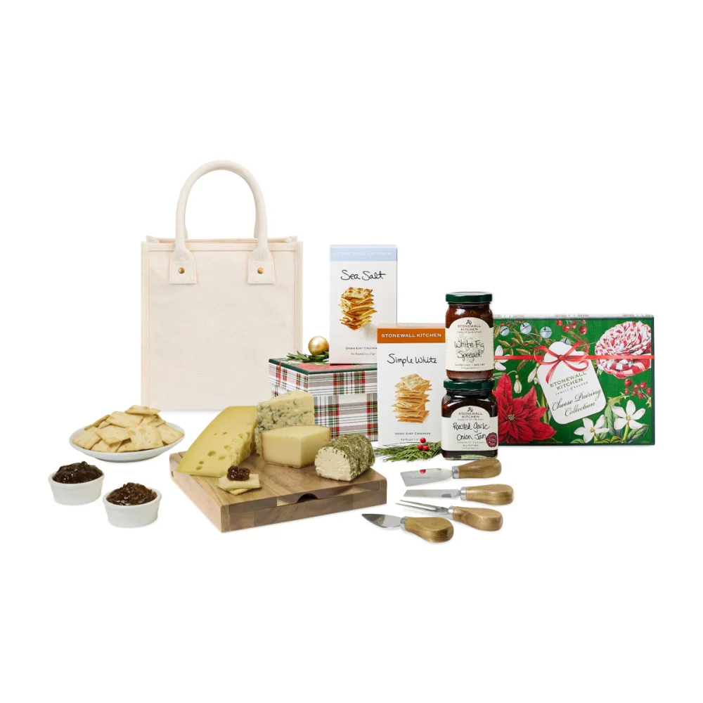 Stonewall Kitchen Holiday Cheese Pairing Gift Set - Natural