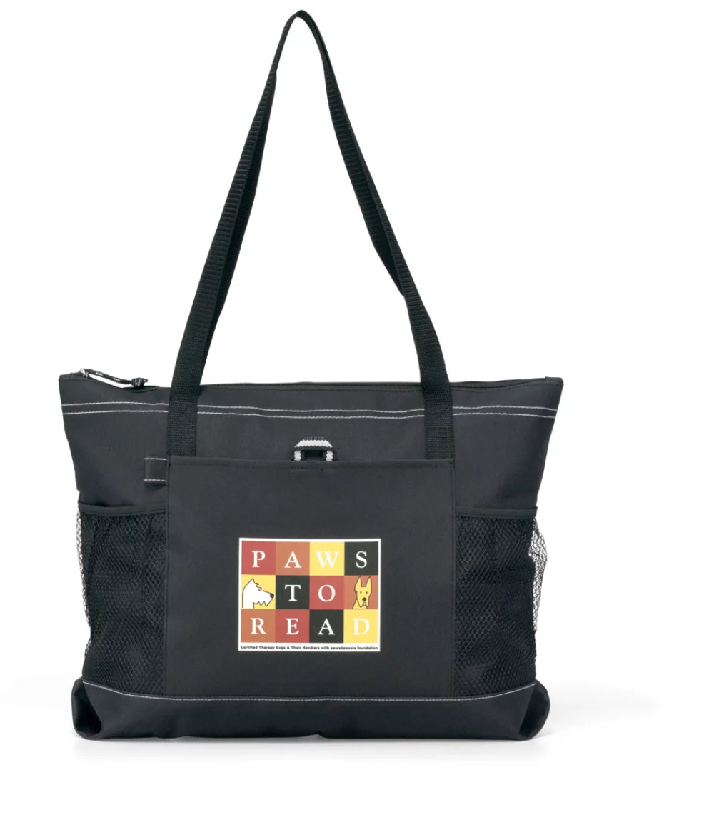 Select Zippered Tote - Black