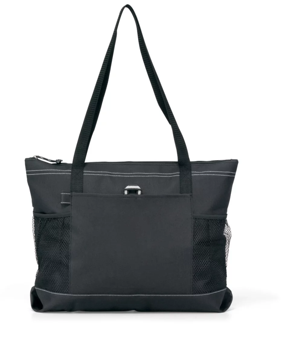 Select Zippered Tote - Black
