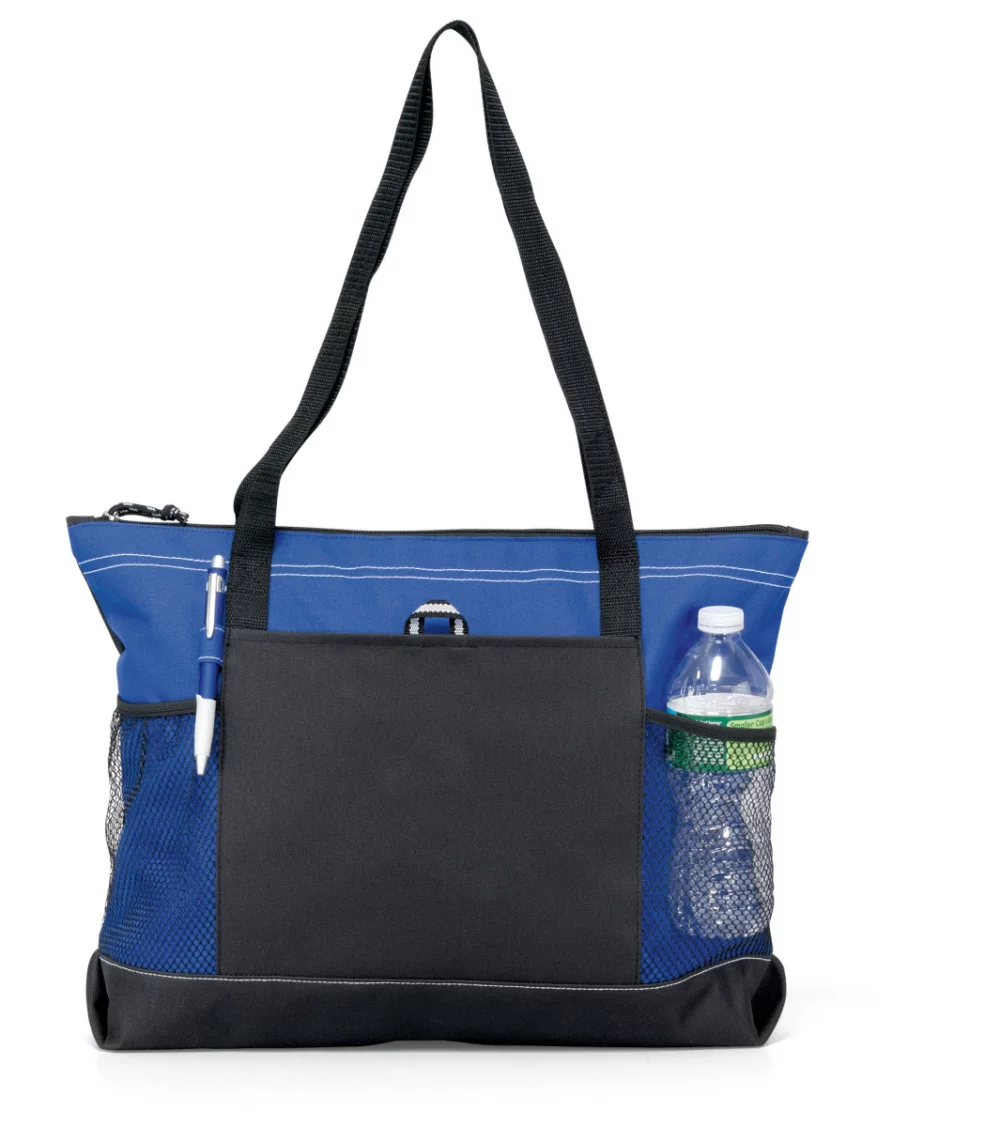 Select Zippered Tote - Royal Blue