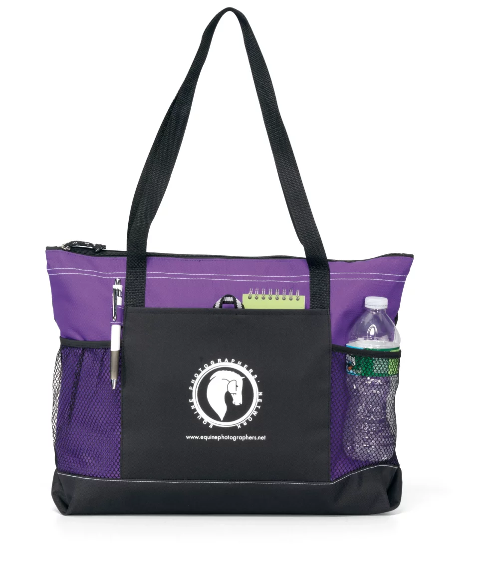 Select Zippered Tote - Purple