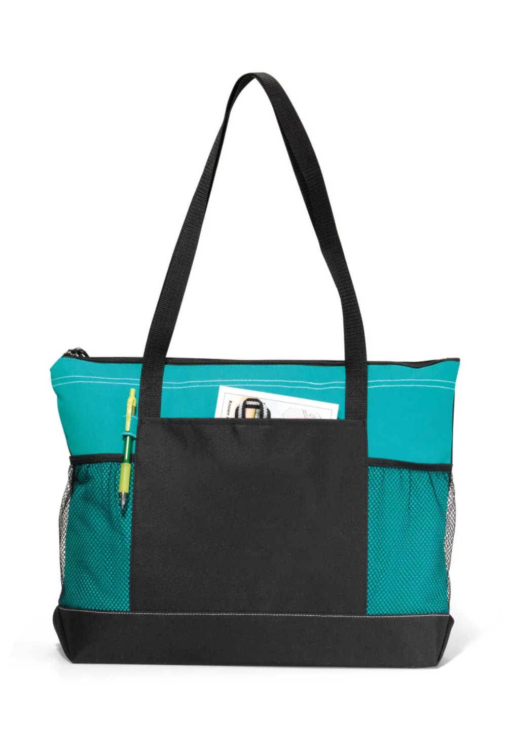 Select Zippered Tote - Turquoise