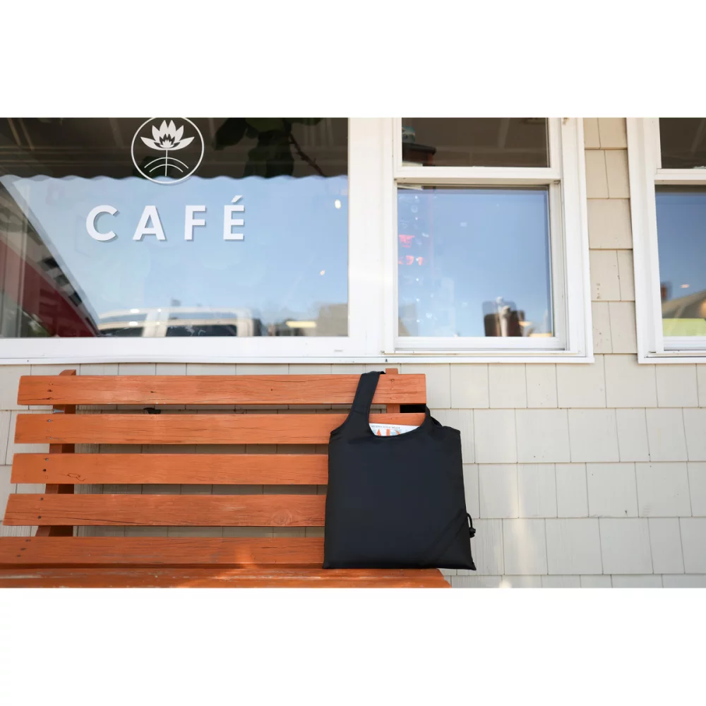 Latitudes Foldaway Shopper - Black
