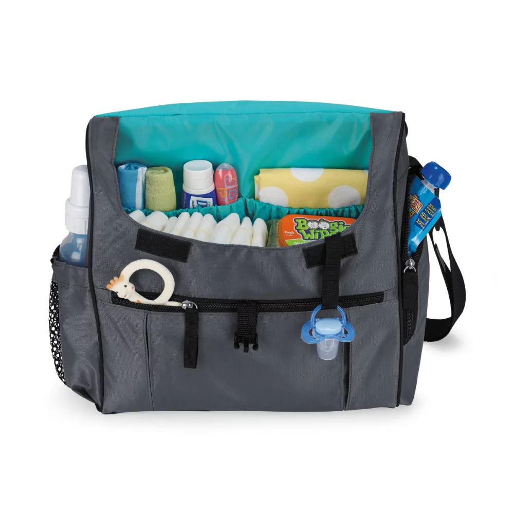 Uptown Convertible Diaper Bag Kit - Grey