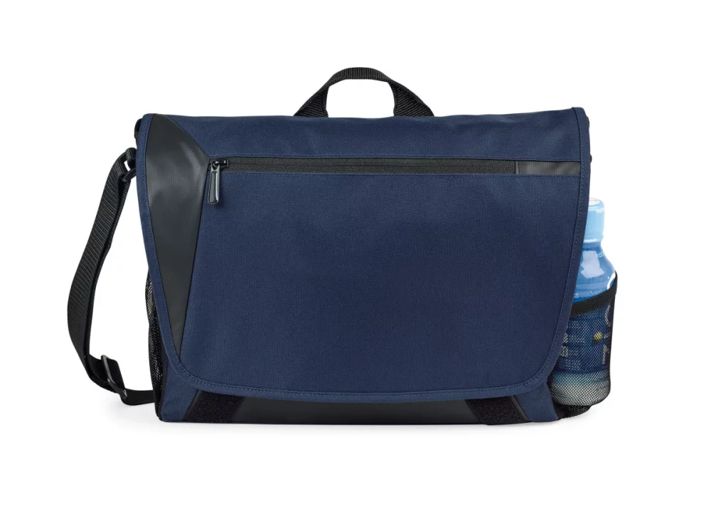 Sac messager pour ordinateur portable Sawyer - Bleu marine