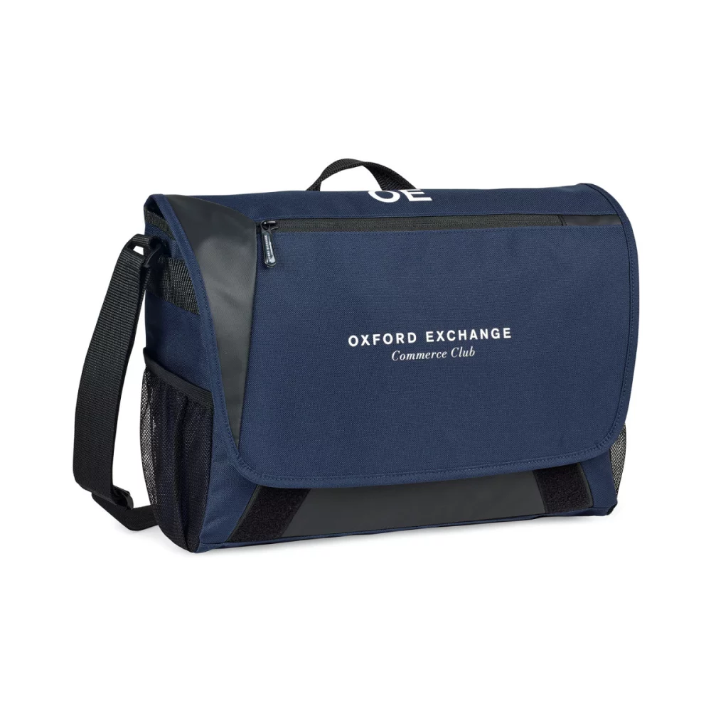 Sac messager pour ordinateur portable Sawyer - Bleu marine