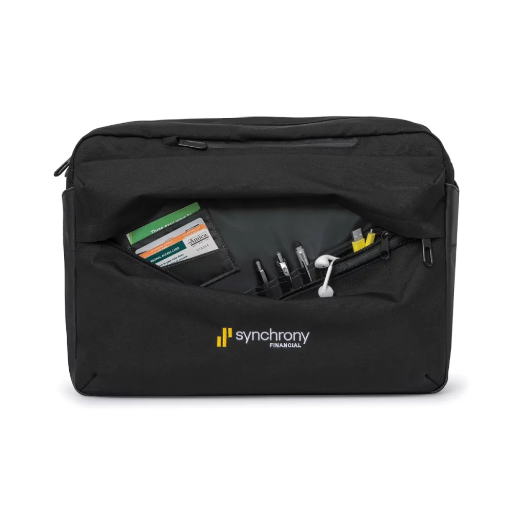Jackson Slim Convertible Laptop Portfolio - Black