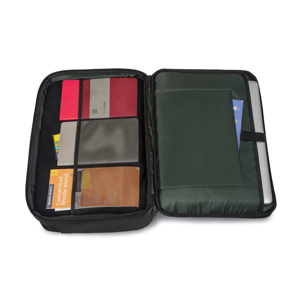 Jackson Slim Convertible Laptop Portfolio - Black
