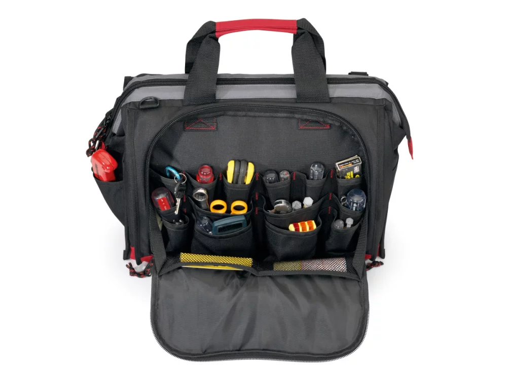 Sac à outils polyvalent - noir-rouge