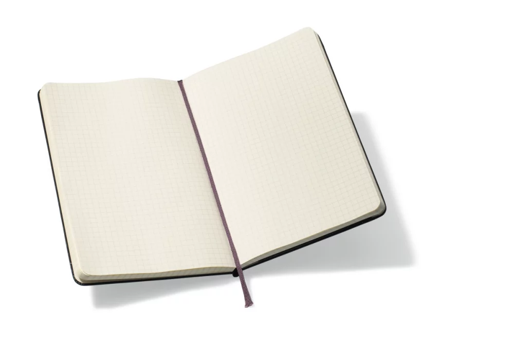Moleskine® Hard Cover Squared Large Notebook - Black